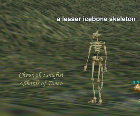 a lesser icebone skeleton