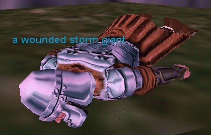 a wounded storm giant