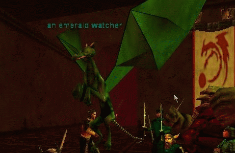 an emerald watcher