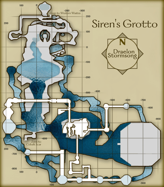 Second Map of Siren's Grotto