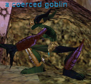a coerced goblin