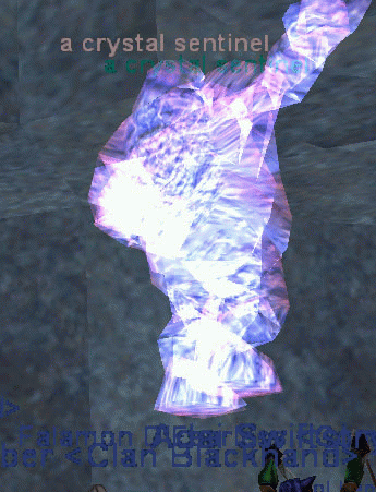 a crystal sentinel