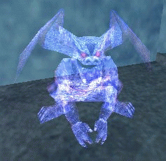a crystalline gargoyle