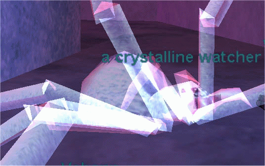 a crystalline watcher