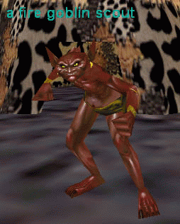 a fire goblin scout