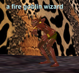 a fire goblin wizard