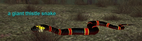 a giant thistle snake