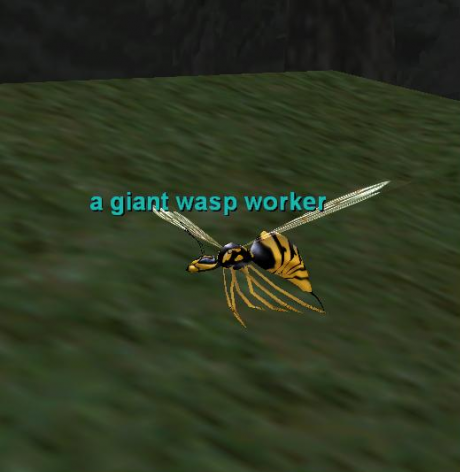 a giant wasp worker