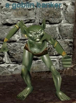a goblin banker