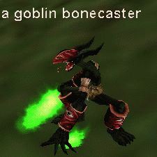 a goblin bonecaster