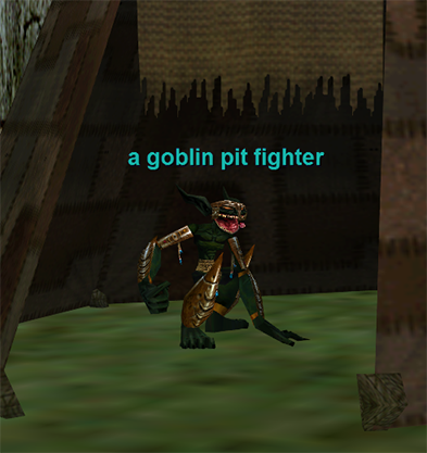 a goblin pit fighter