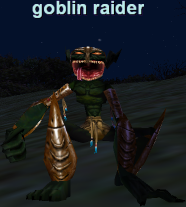 A goblin raider