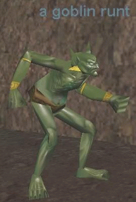 a goblin runt