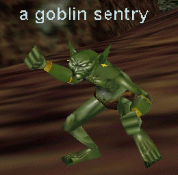 a goblin sentry