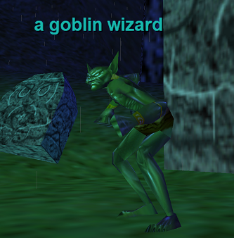 a goblin wizard