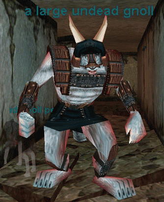 a large undead gnoll