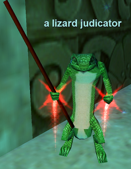 a lizard judicator