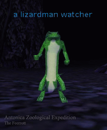 a lizardman watcher