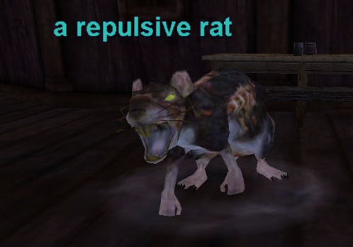 a repulsive rat
