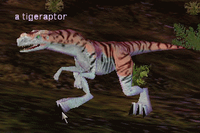 a tigeraptor