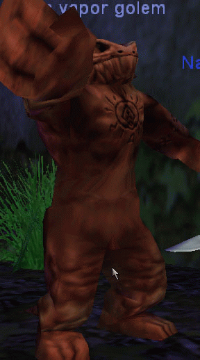 a vapor golem
