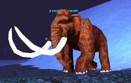 a wooly mammoth