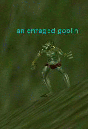 an enraged goblin