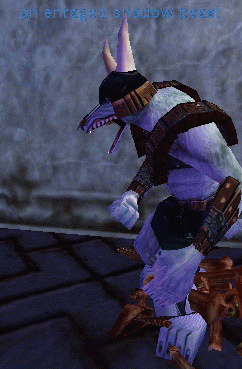 an enraged shadow beast