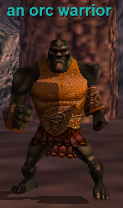 an orc warrior