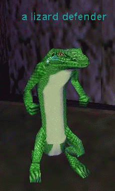 a lizard defender