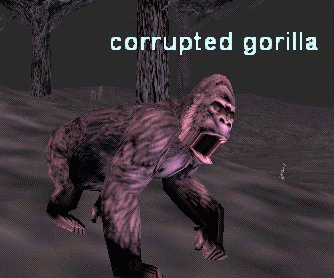 corrupted gorilla