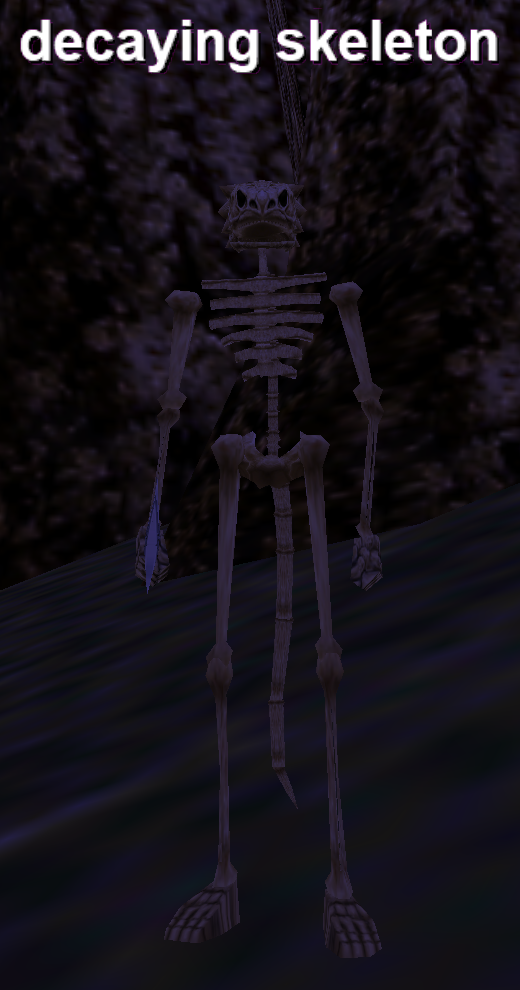 decaying skeleton