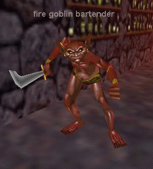 fire goblin bartender