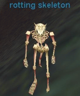 rotting skeleton