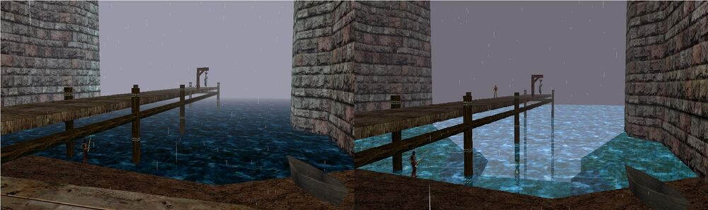 Classic left and Clear right