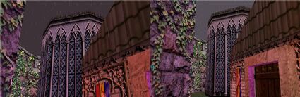 Poor Mage tower upscale left and new 4X HD right